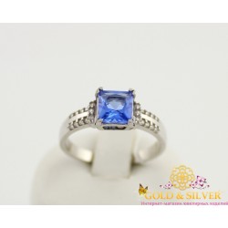 Срібна жіноча каблучка "Ліберіка" з кварцом Tanzanite 1542/1р